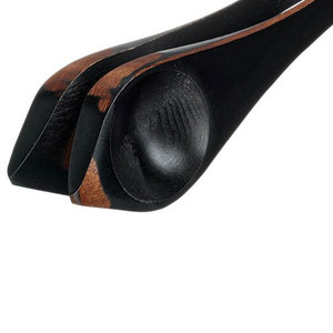 Cuchara musical de madera hecha a mano, instrumento de percusión folclórico tradicional, cuchara rítmica de madera natural para interpretación musical - Product Image 6
