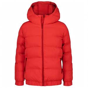 2026 Wholesale Trending Winter Jackets Hooded Zipper <b>Long</b> Sleeve Unisex Black <b>Coats</b> Casual Loose Cotton <b>padded</b> Clothes Apparel - Product Image 1