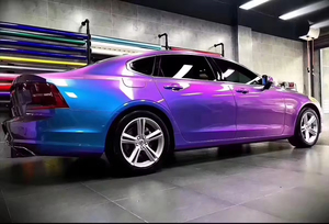 Luxury Car <b>Wraps</b> for Automobiles <b>Vinyl</b> High Gloss Blue Purple-Red Gradient Color-Change Body Films All Smooth Surfaces 3-Year - Product Image 1