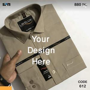Camisa de negocios formal de manga larga para hombre de alta calidad Color sólido para la temporada de otoño Directo de fábrica - Product Image 2