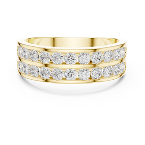 Anillo de Lujo para Hombre con Moissanita y Engaste de Garras, Plata de Ley 925, Clásico, para Boda, Compromiso, Fiesta, Regalo para Él - Product Image 1
