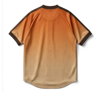 Camiseta de Béisbol Sublimada Personalizada, Impresión a Todo Color, Tejido de Malla Transpirable y Resistente, Uniformes Deportivos para Hombre - Product Image 3