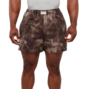 Pantalones Cortos Deportivos para Hombre, Ajuste Holgado de 5 Pulgadas, para Gimnasio, Entrenamiento de Fisicoculturismo, Color Taupe - Product Image 1