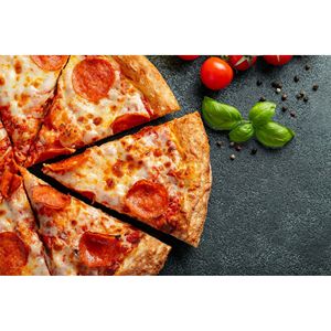 Plaque à pizza antiadhésive de 12 pouces, gris foncé, en métal, outil de cuisine (lot de 3) - Product Image 5