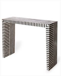 Console d'entrée de luxe en os incrusté - Product Image 1
