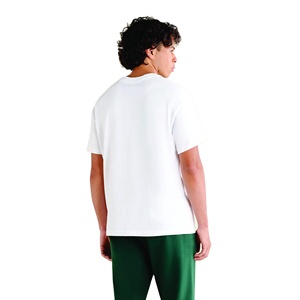 Camiseta de 100% algodón informal sin mangas con cuello redondo para hombre, diseño holgado estampado, técnica lavada, diseño liso de gran tamaño - Product Image 4