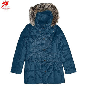 Custom <b>Winter</b> <b>Women</b> <b>Parka</b> Jackets Water Resistant Padded Fabric Warm Hooded Design <b>For</b> Outdoor Travel Hiking Casual Wear - Product Image 2