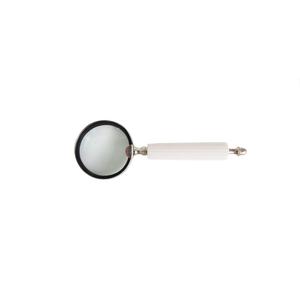 Loupe en corne de buffle avec bordure argentée, personnalisable, pour musée, bibliothèque, lecture, inspection, utilisation personnalisée, loupe unique - Product Image 3