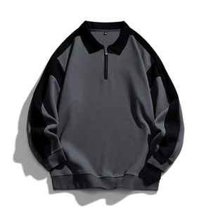 Sweat-shirt à capuche en molleton français 100% coton, coupe ample, décontracté et chaud pour homme, vente en gros - Product Image 3