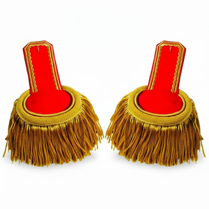 แผ่นป้ายประดับตกแต่งแบบแท่งสีแดงและสีทองแบบกำหนดได้เองแบบพรีเมียม - Product Image 1