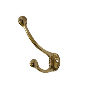Brass Nordic Single Wall <b>Hooks</b> Kitchen Bathroom Furniture <b>Black</b> Nickel Eco-Friendly Flexible Design 2-Piece <b>Hooks</b> - Product Image 3