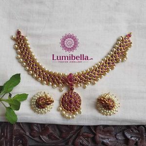 Ruby Kemp Dance Choker Fashion Jewelry Set - Product Image 1
