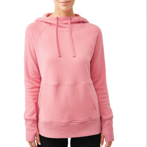 Eco-friendly polyester cotton <b>Crop</b> <b>Top</b> <b>Hoodie</b> Sweatshirt Full Sleeve Fleece Casual Solid Color Casual solid color <b>hoodie</b> - Product Image 5
