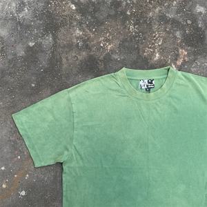 Camiseta Retro Estilo Urbano con Efecto Desgastado por el Sol, Lavado Ácido, Personalizada, Vintage, 100% Algodón, Ligera, Tejida, para Hombre - Product Image 3