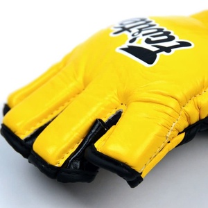Guantes de MMA Personalizados de Primera Calidad al Por Mayor RTS, Color Amarillo, Fair Tex, Cómodos, Estampados, AI-MG-35 - Product Image 5