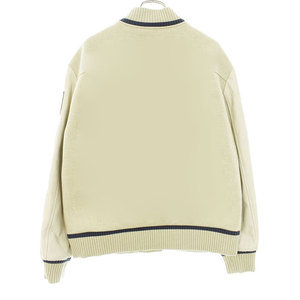 Relaxed Fit Patchwork Letterman Jacket <b>Crafted</b> For Contemporary Fashion Winter Jacket For Casual Styling - Product Image 2
