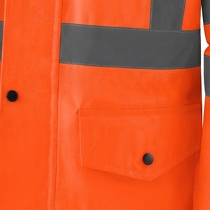 High Visibility Utility Design <b>Reflective</b> Working Jacket for Outdoor Use <b>Top</b> Seller Breathable Workwear Jackets - Product Image 3