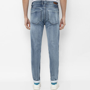 New Style Men's Denim Jeans <b>Pants</b> Made Denim Jeans Men High Waisted Jeans for Men Washed Denim <b>Pant</b> Low Price OEM Service - Product Image 3