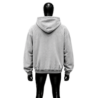 Sweat à capuche décontracté gris délavé oversize avec motif graphique, effet vieilli, clouté, vintage, imprimé cercle abstrait, streetwear urbain unisexe