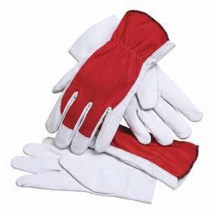 Gants de sécurité haute performance en cuir de mouton pleine fleur, avec poignet réglable, coutures renforcées, résistants à la chaleur et antistatiques, usage général - Product Image 3