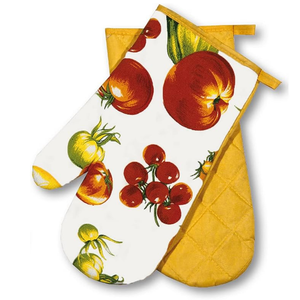 Cotton Linen Heat Resistant Oven Gloves & <b>Pot</b> <b>Holder</b> Set Custom OEM Manufacturer Wholesale - Product Image 1