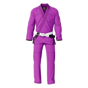 Kimono de BJJ personnalisé 100% coton, tissage perlé, séchage rapide, ensemble de grappling avec ceinture, 360g, unisexe, adultes - Product Image 2