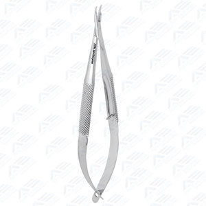 Instruments de microchirurgie fine, instruments médicaux de haute qualité, porte-aiguille micro-ophtalmique Barraquer courbé sans verrouillage, 13 cm (5 pouces) - Product Image 6