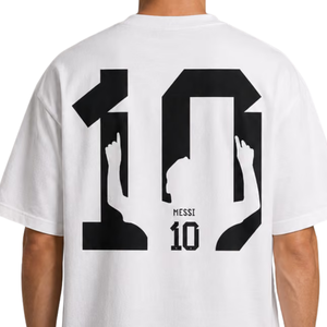 T-shirt Homme Oversize à Motif Numérique Col Rond Manches Courtes Imprimé au Dos Coupe Ample Streetwear Décontracté Vêtement de Mode Personnalisé - Product Image 6