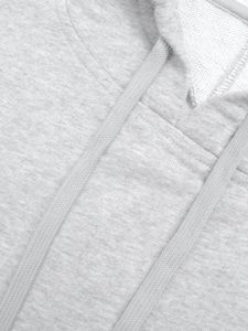 Sudadera con Capucha de Moda para Mujer, Informal, de Color Sólido, Cálida, con Logotipo Personalizado, 360 GSM, Forro Polar de Alta Calidad para Invierno - Product Image 4