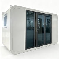Mini-maison préfabriquée populaire et économique, type Apple Cabin, bureau portable, conteneur étanche de 20 pieds ou 40 pieds