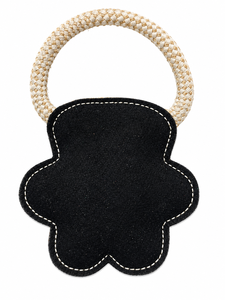<b>Cute</b> Exquisite Suede Leather <b>Bear</b> Paw Toy with Hanging Rope Charm Animal Paw Shape for Equine Toys Affordable Price - Product Image 2