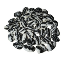 Vente en gros de cabochons ovales en turquoise buffalo naturelle, polie et lisse, KHUSHI GEMS STONE, 20-45mm, 8-12g, pierres précieuses en vrac de tiers