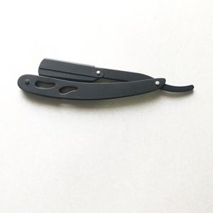 Custom Logo Professional Straight-Shaving Barber <b>Razor</b> with Single Blade Stainless Steel Barber <b>Razor</b> - Product Image 2