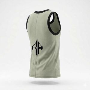 Premium Quality Customized Design Technics <b>Printed</b> <b>Material</b> 100%Cotton Men's Tank Style Causal by RIVIAN ATLANTIC - Product Image 4