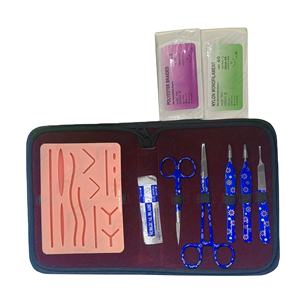 Kit d'entraînement à la suture pour étudiants en médecine, avec coussin d'entraînement à la suture, kit de dissection et de suture durable - Product Image 1