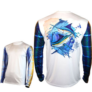 Camisas de Pesca para Hombre con Logotipo Personalizado UPF 50, Manga Personalizada, Secado Rápido, Transpirables, Servicio OEM, Cómodas, Ligeras, MOQ Bajo - Product Image 5