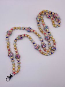 Luxury Modern Embroidery Beaded Customized <b>Key</b> <b>Lanyard</b> Handmade Colorful Neck Strap <b>for</b> Everyday Office Use - Product Image 5