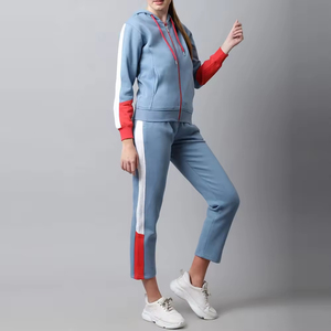 Chándal de Color Liso para Mujer, Ropa Deportiva, Nuevo Chándal para Mujer Adulta, Chándal Informal Personalizado 100% Algodón - Product Image 4