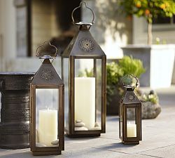 Farol de Metal Superior, Decorativo, de Hierro Premium, Elegante, para Patio, Balcón, Jardín, Colección de Exhibición - Product Image 1
