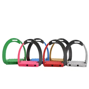 Estribos de Seguridad de Liberación Rápida para Equipo de Equitación, Par de Estribos de Aluminio para Silla de Montar - Product Image 1