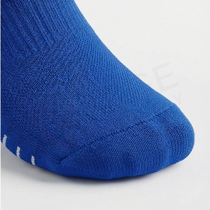 Chaussettes pour hommes, bleues, à motif géométrique, tricotées en jacquard, respirantes, style sport, pour l'été - Product Image 6