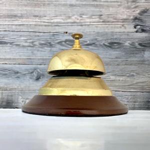 Cloche de bateau de style vintage, taille quatre, en aluminium et bois, légère, décoration nautique pour l'affichage maritime, la maison, le bureau et les cadeaux - Product Image 6