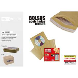 Sobre acolchado para CD, 180x165 mm, papel, público objetivo: artistas, músicos, fotógrafos - Product Image 3