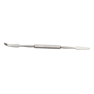 เครื่องมือแยกเนื้อเยื่อปลายตัดสองด้าน ขนาด 190 มม. พร้อมที่ขูดกระดูกและยกกระดูกสองด้าน ทำจากสแตนเลส สำหรับศัลยกรรมกระดูกและทันตกรรม - Product Image 4