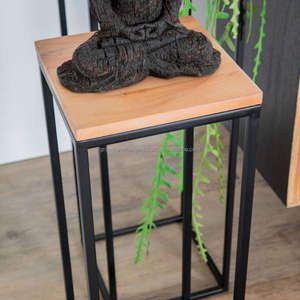 Mueble de Salón Moderno de Madera de Mango con 1 Estante y 1 Cajón - Product Image 4