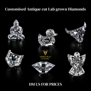 Diamante Cultivado en Laboratorio con Corte Cabeza de Caballo Antiguo Personalizado, Piedra Suelta 3CT 4CT 5CT DEF VVS HPHT CVD, Forma Única Rara, Proveedor Mayorista - Product Image 6