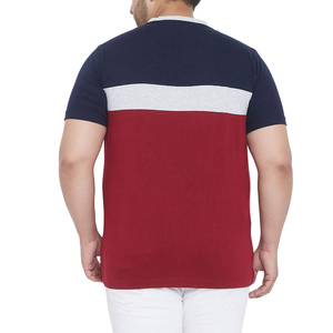 T-shirt de sport pour homme à manches courtes 100 % coton, haute élasticité, respirant, de luxe, uni, coupe ajustée, anti-plis - Product Image 3