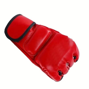 Guantes de MMA de Cuero Premium para Grappling, Guantes de Entrenamiento con Dedos Descubiertos, Agarre Fuerte, Personalizables con Logotipo y Diseño AI-MG-903 - Product Image 6