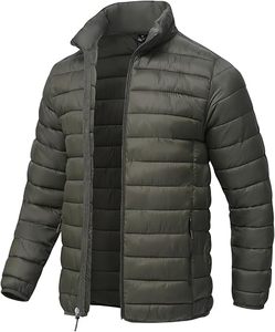 Men's Lightweight <b>Packable</b> Puffer <b>Jacket</b> Waterproof Winter Hood <b>Jacket</b> Custom <b>Packable</b> Quilted Puffer <b>Jacket</b> With Storage Pouch - Product Image 2