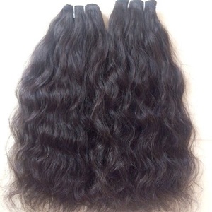 Best Raw Indian Remy Curly Wavy Bundles JAE Brand 100g Machine Double Weft All Colors Suitable Punjab Origin Wholesale - Product Image 5